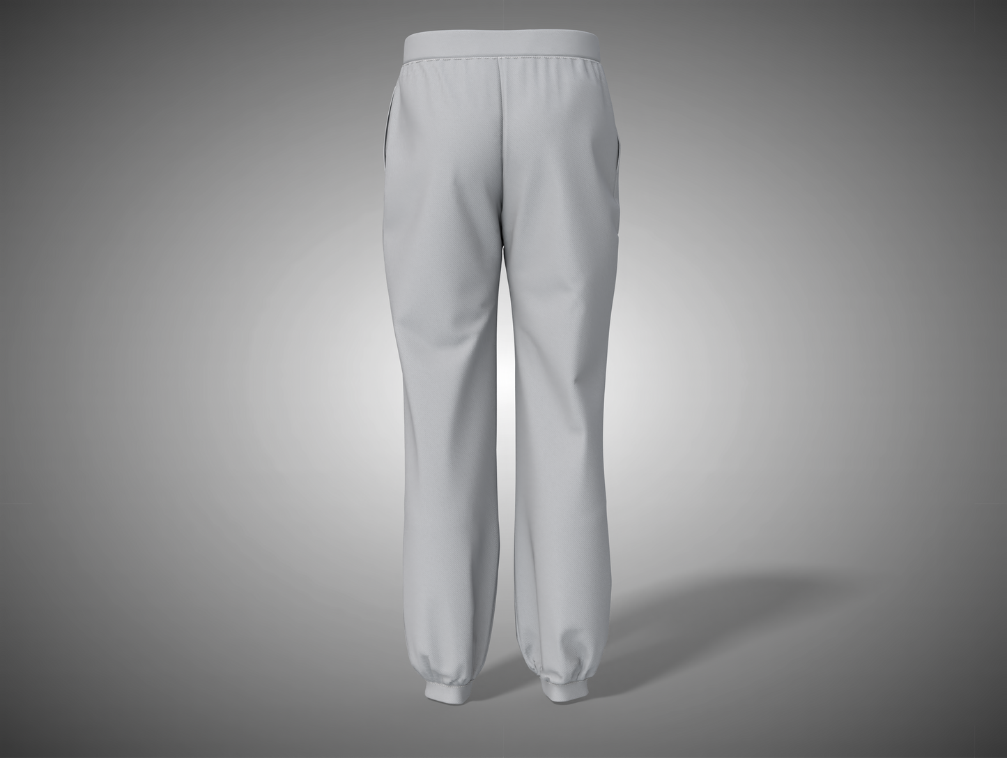 Grey Melange sweatpants on a gray background