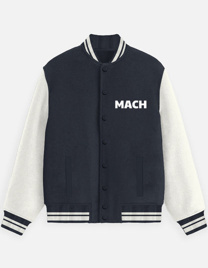 NavyBlue Full Sleeve Varsity Jacket