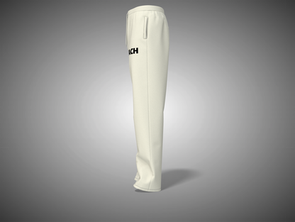 Off White knee-high sock with a brand logo on a gray background