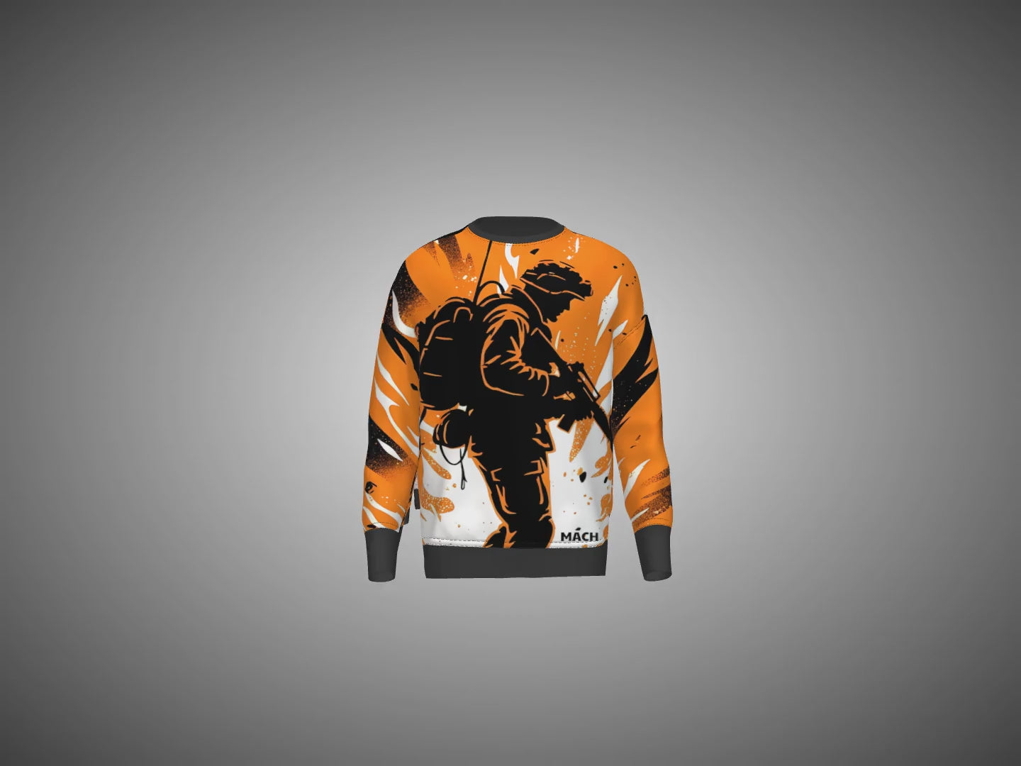 Orange Soldier Sweatshirt 