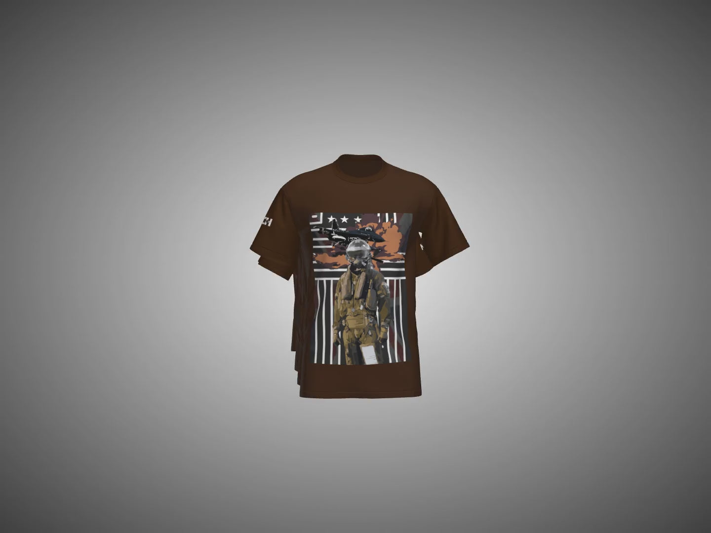 Coffee Brown T shirt